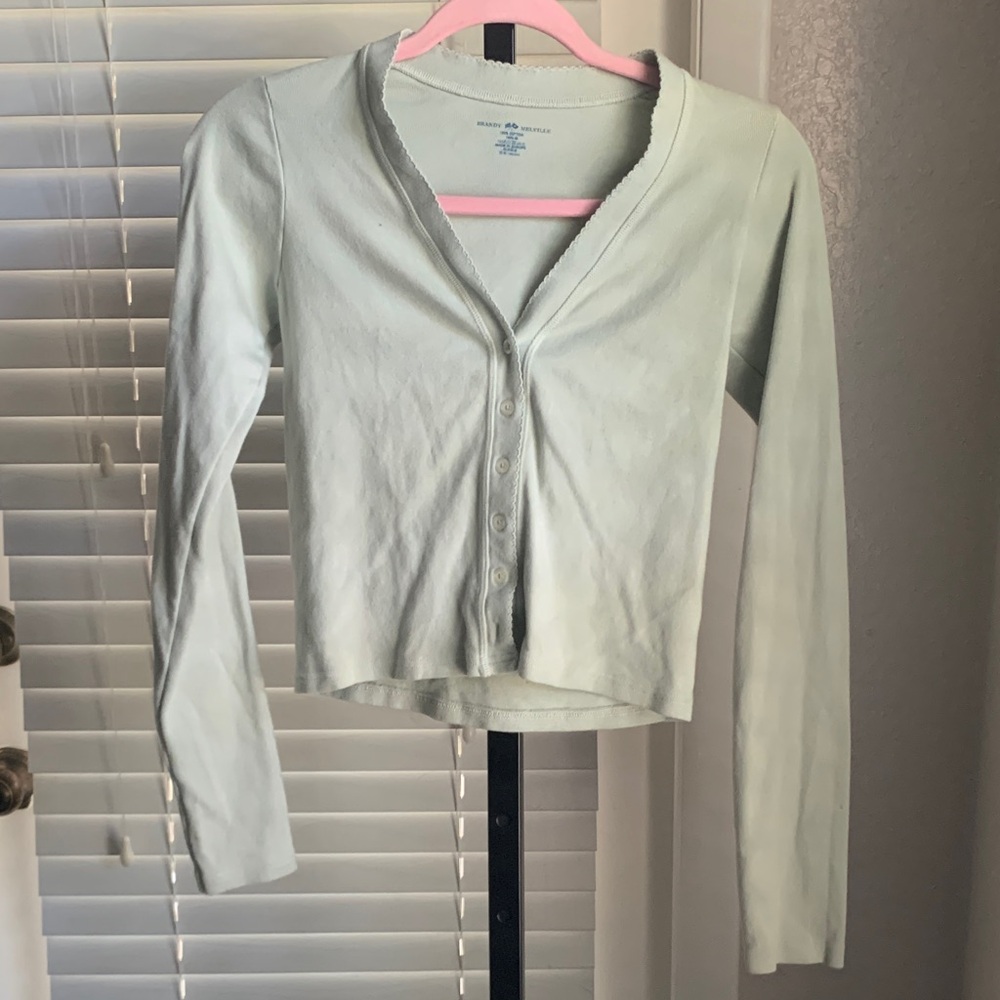 Brandy Melville cotton button down cardigan small
